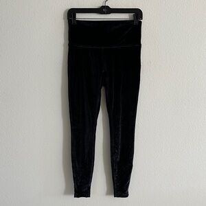 Lululemon Wunder Lounge High-Rise Tight Velvet Black